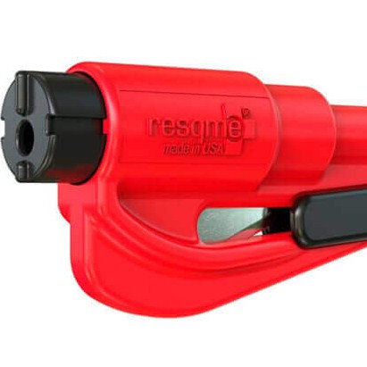 Resqme Release and Rescue Keychain Red 